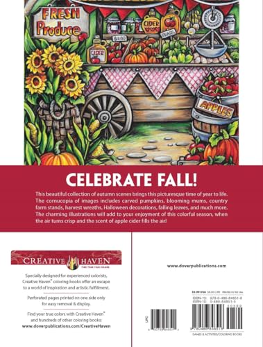 Creative Haven Autumn Charm Coloring Book - Retail Maharaj
