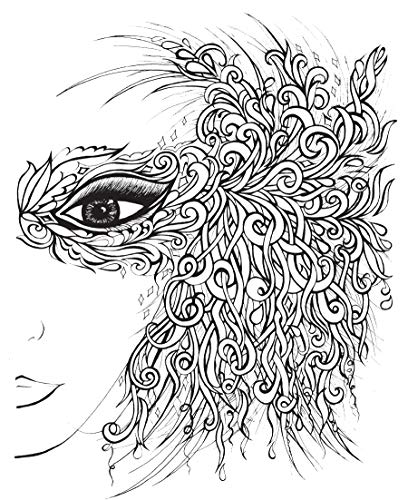 Adatto-Creative Haven Fanciful Faces Cb - Retail Maharaj