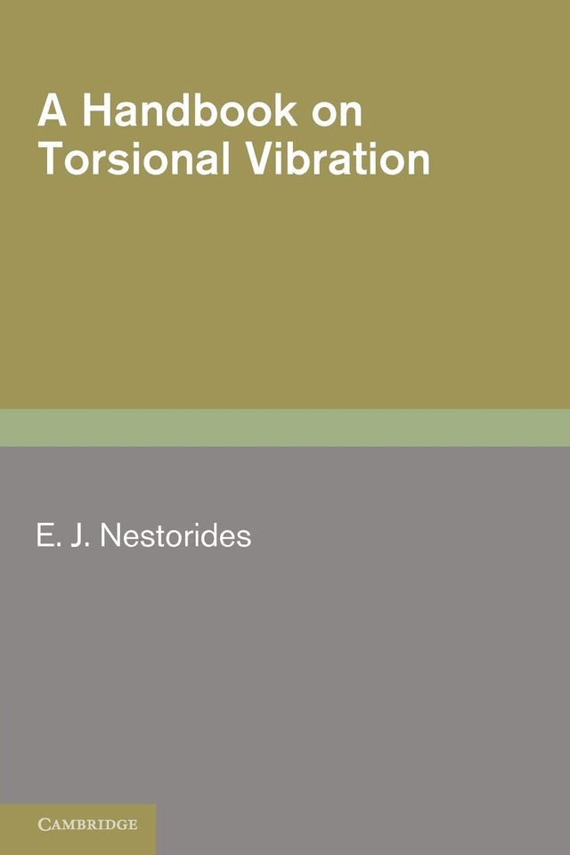 A Handbook on Torsional Vibration - Retail Maharaj