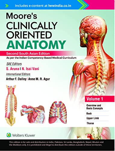Moore’s Clinically Oriented Anatomy, Vol 3, 2nd South Asian ed - Retail Maharaj