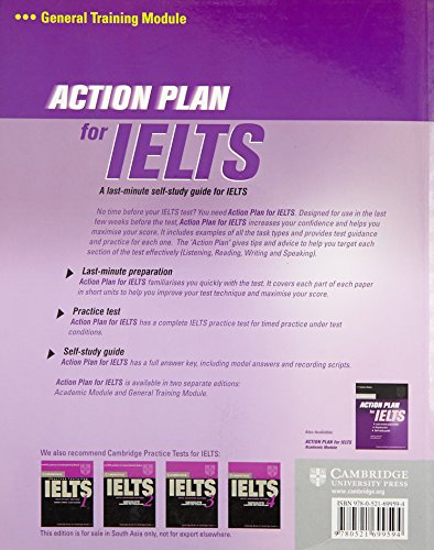 Action Plan for IELTS- General Training Module with CD - Retail Maharaj