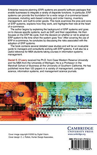 Enterprise Resource Planning Systems: Systems, Life Cycle, Electronic Commerce, and Risk - Retail Maharaj