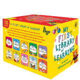 My First Library of Learning: Box set, Complete collection of 10 board books for kids 0 to 3 | ABC, Colors, Opposites, Numbers, Animals - Retail Maharaj