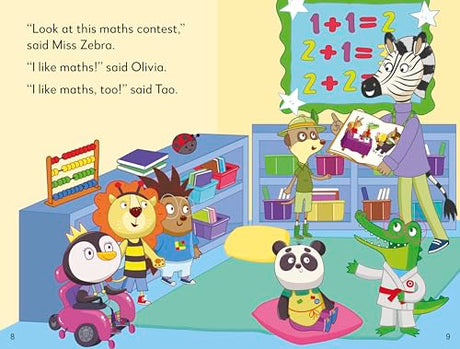 Ladybird Class - The Maths Contest: Read It Yourself - Level 1 Early Reader - Retail Maharaj