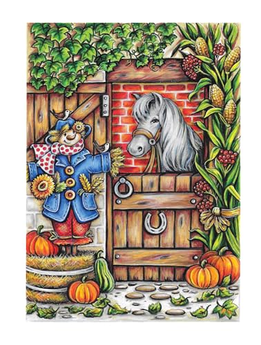Creative Haven Autumn Charm Coloring Book - Retail Maharaj