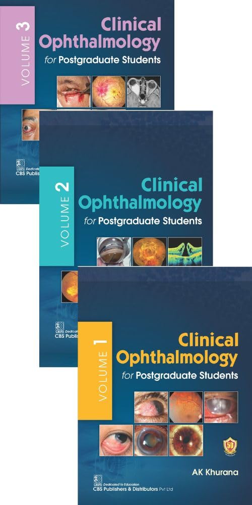 Clinical Ophthalmology for Postgraduate Students - 1-3 Volumes Set , 2024 - Retail Maharaj