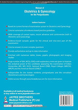 Manual of Obstetrics and Gynecology for the Postgraduates - Retail Maharaj
