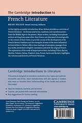 The Cambridge Introduction to French Literature (Cambridge Introductions to Literature) - Retail Maharaj