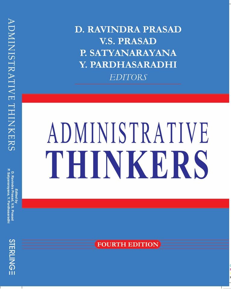 Administrative Thinkers, Fourth Edition - Academic Book by D. Ravindra Prasad, V.S. Prasad, P. Satyanarayana, Y. Pardhasaradhi - Retail Maharaj