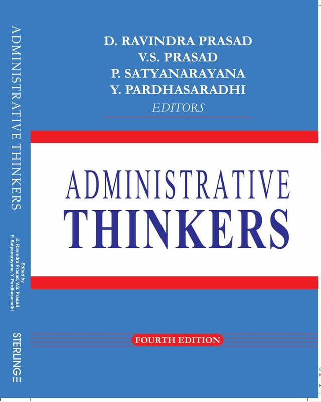 Administrative Thinkers, Fourth Edition - Academic Book by D. Ravindra Prasad, V.S. Prasad, P. Satyanarayana, Y. Pardhasaradhi - Retail Maharaj
