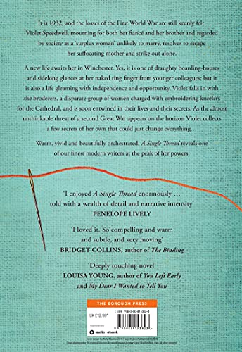 A Single Thread: Dazzling new fiction from the globally bestselling author of Girl With A Pearl Earring - Retail Maharaj