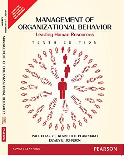Pearson MANAGEMENT OF ORGANIZATIONAL BEHAVIOR, 10TH EDN - Retail Maharaj