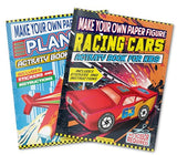 Make Your Own Paper Figures – Racing Cars Cut, Fold & Create Your Own Racetrack Cars | Ages 6–10 | DIY Craft Fun for 2+ Hours of Hands-On Play - Retail Maharaj