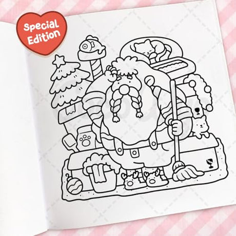 Cozy Christmas: The Cute and Relaxing Festive Colouring Book for Kids and Adults (Coco Wyo) - Retail Maharaj