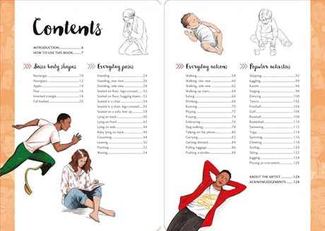 10 Step Drawing Figures: Draw over 50 Poses in 10 Easy Steps - Retail Maharaj