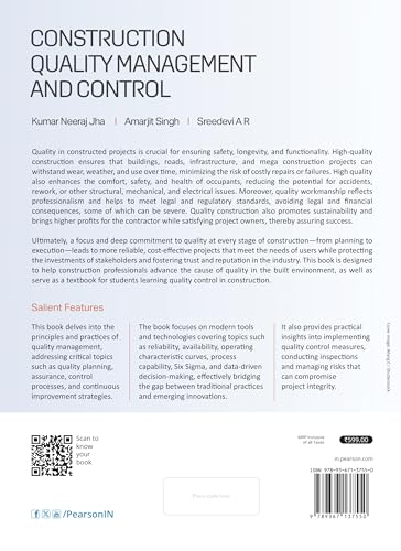 Construction Quality Management and Control |1st Edition | - Pearson - Retail Maharaj