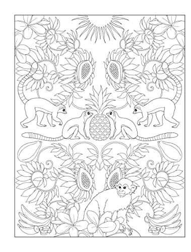 Creative Haven Tropical Wonders Coloring Book - Retail Maharaj
