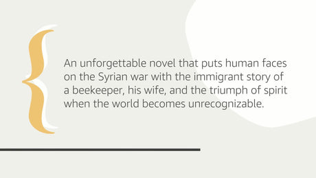 The Beekeeper of Aleppo: A Novel - Retail Maharaj