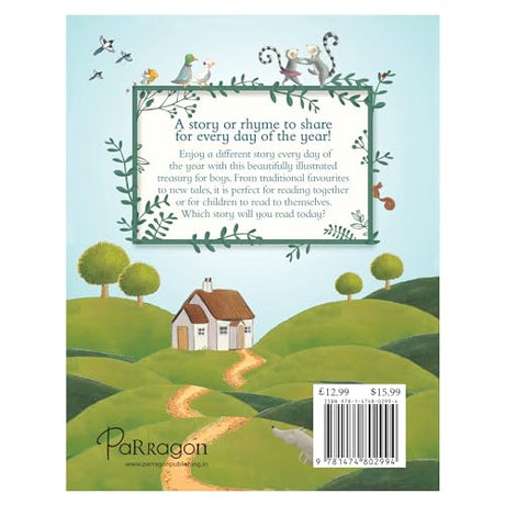 365 Stories & Rhymes for boys | Children's storyooks | Padded Storybooks | stories for children | Stories for boys - Retail Maharaj