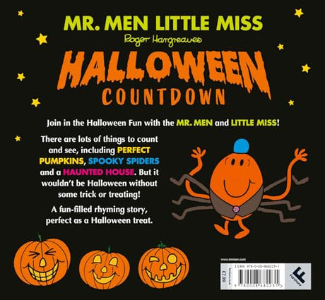 Mr. Men Little Miss: Halloween Countdown: A spooky rhyming illustrated picture book with lots of things for kids to count and see – the perfect Halloween treat for 2, 3, 4 and 5 year olds! - Retail Maharaj