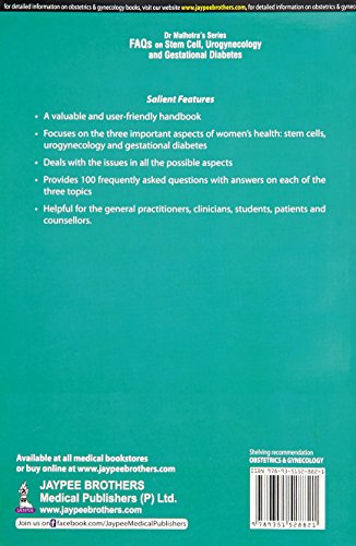 DR MALHOTRA'S SERIES FAQS ON STEM CELL, UROGYNECOLOGY AND GESTATIONAL DIABETES VOL.2 - Retail Maharaj