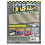 Make Your Own Paper Figures – Vintage Cars Cut, Fold & Assemble Classic Car Models | Ages 6–10 | DIY Craft Kit with 2+ Hours of Creative Fun - Retail Maharaj