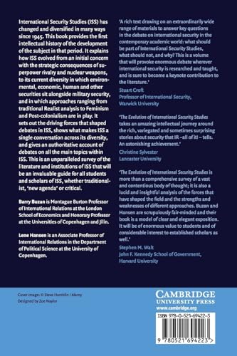 The Evolution of International Security Studies - Retail Maharaj