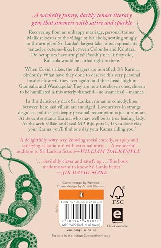 Hot Butter Cuttlefish: A Quirky Sri Lankan Novel on Love, Karma and Small-Town Life | Romantic Comedy Set During the Pandemic with Politics and Satire - Retail Maharaj