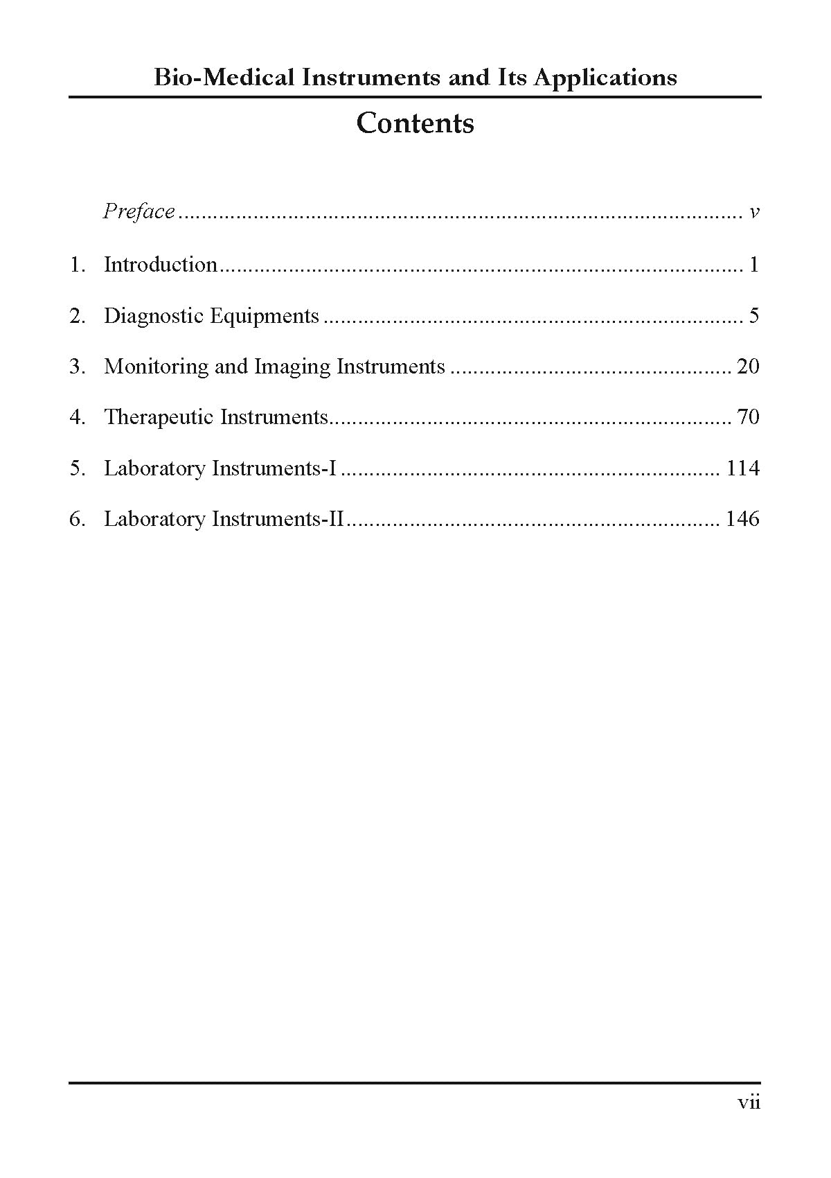Bio-Medical Instruments and Its Applications - Retail Maharaj