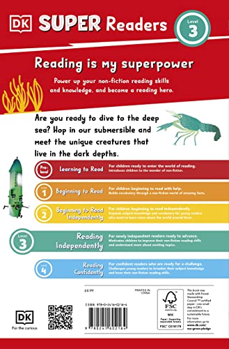DK Super Readers Level 3 Deep-Sea Creatures - Retail Maharaj