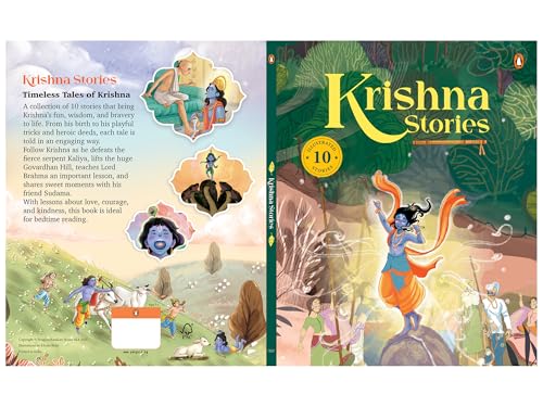 Krishna Stories: 10 Illustrated Stories of Lord Krishna for Children I Hindu Mythology | Indian Gods and Goddesses | Bedtime Storybook | Indian Folklore & Legends I Ages 5+ I [Select Learning - Retail Maharaj