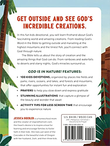 God Is in Nature!: A Kids Devotional About His Awesome Creations - Retail Maharaj