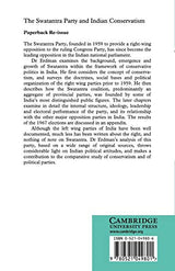 The Swatantra Party and Indian Conservatism: 5 (Cambridge South Asian Studies) - Retail Maharaj