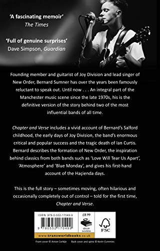 Chapter and Verse - New Order, Joy Division and Me - Retail Maharaj