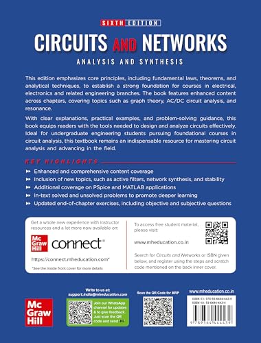 Circuits and Networks: Analysis and Synthesis | 6th Edition | Sudhakar & Palli - Retail Maharaj