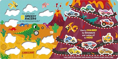 Count Down Board Books 10 Speedy Racers - Retail Maharaj