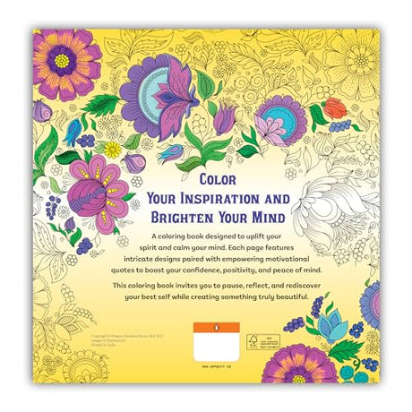 Motivational Quotes: Coloring Book for Adults with Tear out Sheets I Inspirational Coloring Pages I Coloring for Peace, Relaxation and Stress Relieving| [Select Learning] - Retail Maharaj