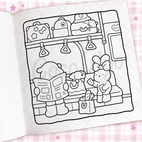 Cozy Days: A cute and comfy colouring book (Coco Wyo) - Retail Maharaj