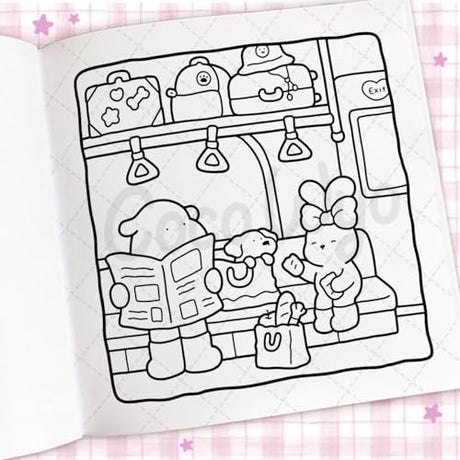 Cozy Days: A cute and comfy colouring book (Coco Wyo) - Retail Maharaj