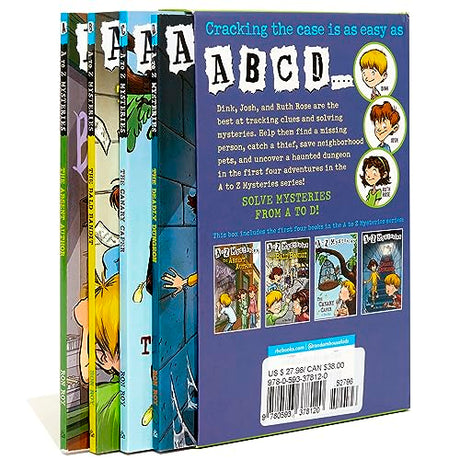 A to Z Mysteries Boxed Set Collection #1 (Books A, B, C, & D) - Retail Maharaj