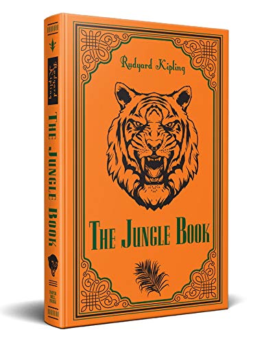 The Jungle Book Rudyard Kipling Classic Novel, (Adventure with Mowgli, Jungles of India, Journey of Self Discovery), Ribbon Page Marker, Perfect for Gifting - Retail Maharaj