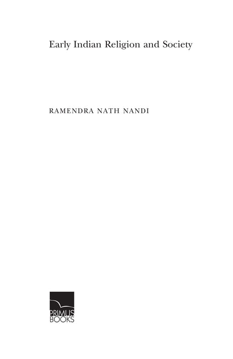 Early Indian Religion and Society - Retail Maharaj