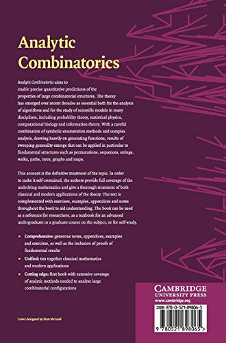 Analytic Combinatorics - Retail Maharaj