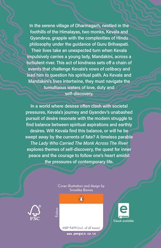 The Lady Who Carried The Monk Across The River: The Parable for Ordinary People | Philosophical Indian Fiction Inspired by Spiritual Parables - Retail Maharaj
