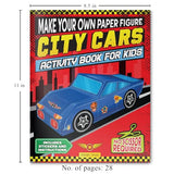 Make Your Own Paper Figures – City Cars Cut, Fold & Create Your Own Urban Vehicle Models | Ages 6–10 | Hands-On Paper Craft Fun for 2+ Hours - Retail Maharaj