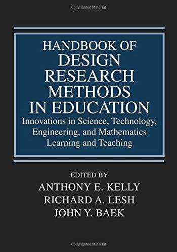 HANDBOOK OF DESIGN RESEARCH METHODS IN EDUCATION: INNOVATIONS IN SCIENCE, TECHNOLOGY, ENGINEERING, AND MATHEMATICS LEARNING AND TEACHING - Retail Maharaj