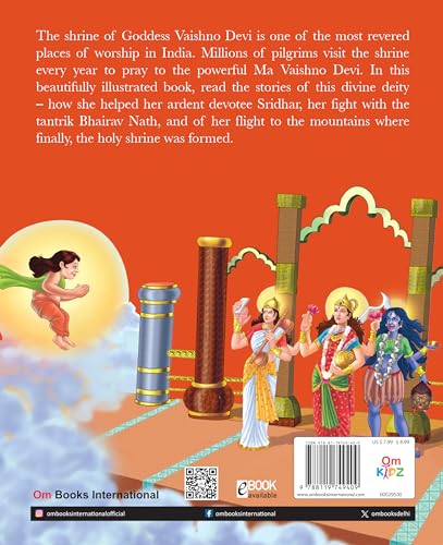 Vaishno Devi: The Powerful Goddess - Indian Mythology Illustrated Storybook for Children | Tales of the Mother Goddess | Adventure Stories of Faith and Power | Tales of Hindu Gods | Tales from Hindu Mythology | Colorful Picture Stories for Kids - Retail Maharaj