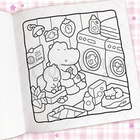 Cozy Days: A cute and comfy colouring book (Coco Wyo) - Retail Maharaj