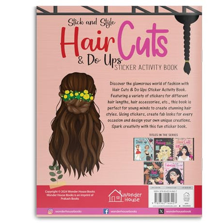 Stick and Style - Hair cuts & Do ups (Sticker Activity Book) - Retail Maharaj