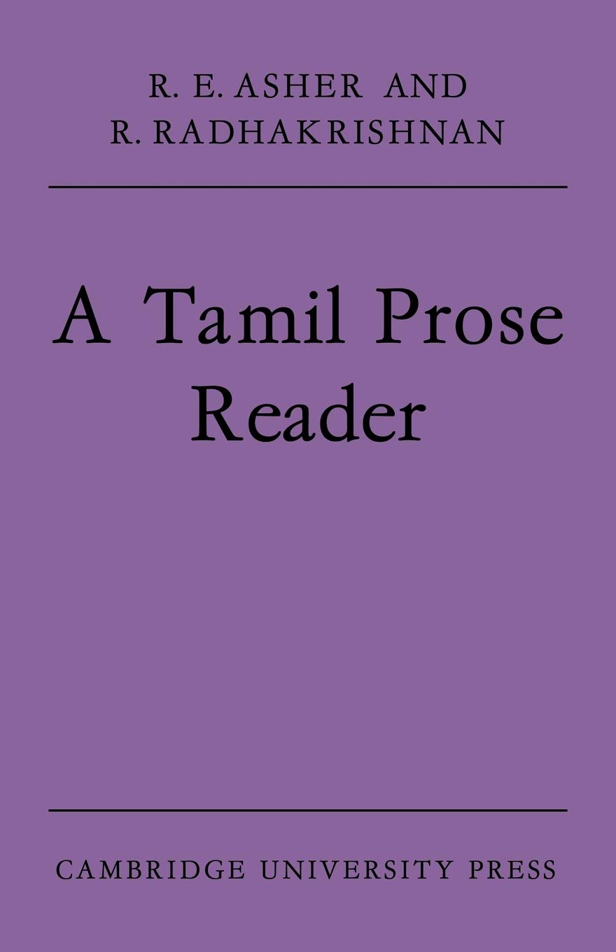 A Tamil Prose Reader - Retail Maharaj